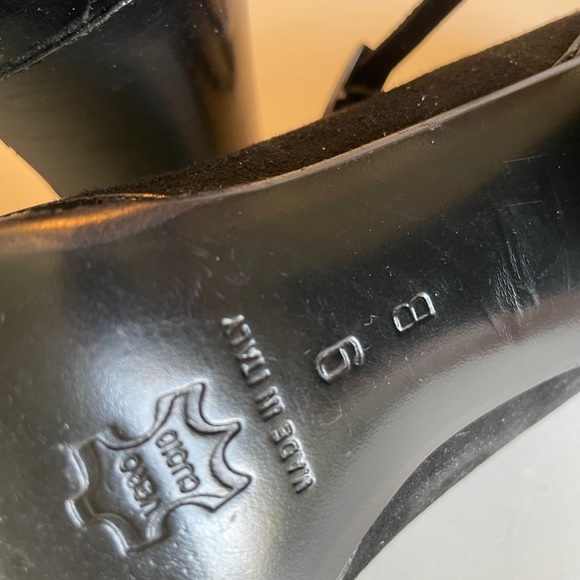 DKNY Suede & Leather Black Heels 9M - Picture 11 of 11